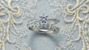 婚約指輪 結婚指輪のセットリング 重ねづけ 一覧 ４ Bridal