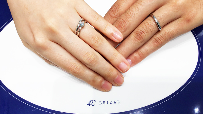 お客様の声 結婚指輪 婚約指輪の４ Bridal